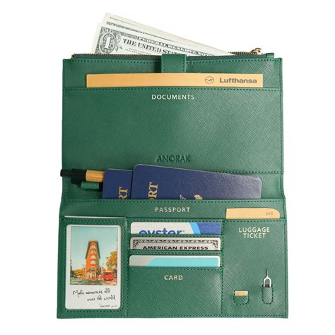 green foldover wallet with rfid protection|Emerald Green Travel Wallet with RFID Protection .